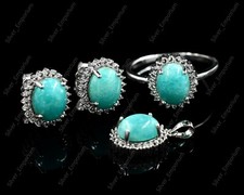 Naturale Amazonite Gemma 925
