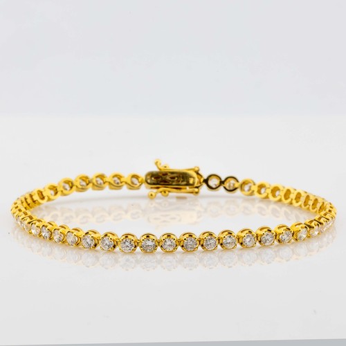 Bracciale tennis 18k oro - tennis,