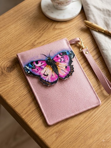 Pochette rosa similpelle - pochette, in