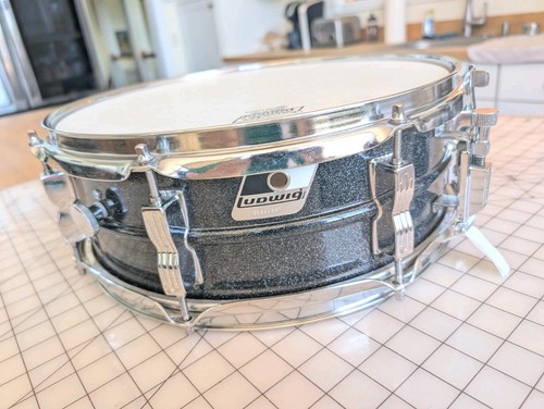 Vintage ludwig 5x14 - vintage, black