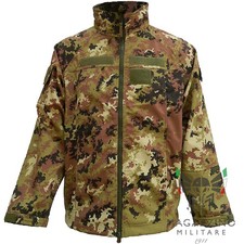Softshell Giacca termica sotto parka vegetato cappuccio a scomparsa