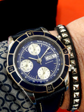 ✔✔STUPENDO CRONOGRAFO AUTOMATIC FESTINA DAY-DATE SWISS MADE 17 JAWELS CAL.7750✔✔