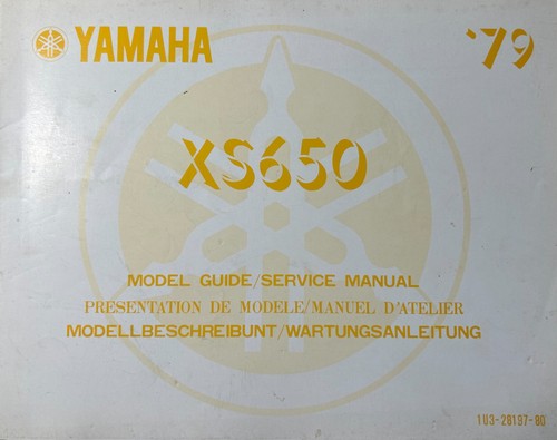 Yamaha xs650 1979 - xs650, di