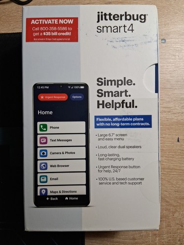 Jitterbug smart4 smartphone - jitterbug,