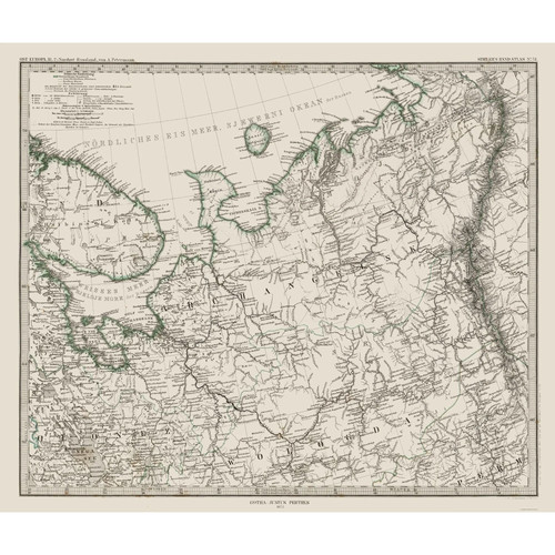 Mappa storica russia - mappa,