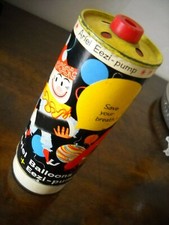 VECCHIA BOMBOLETTA SCATOLA IN LATTA - ARIEL EEZ PUMP - POMPA GONFIARE PALLONCINI