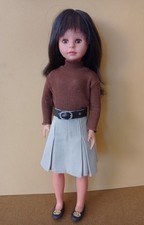 Bambola Jenni mora Italocremona IC 1964 rari occhi marroni vestita da Schuberth