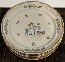 Vintage 🦋Country Chic International "Heartland" 7774 piatti insalata ~ set di 7 🌻