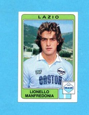 PANINI CALCIATORI 1984-85-Figurina n. 161- MANFREDONIA -LAZIO-NEW VELINA