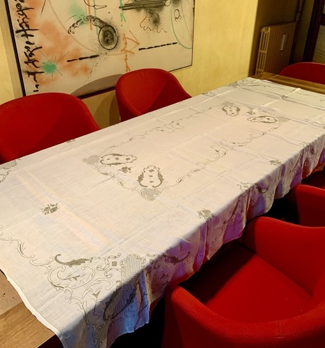 Antica tovaglia puro - antica, lino
