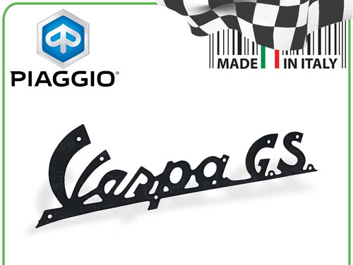 Targhetta nera vespa - nera, scudo
