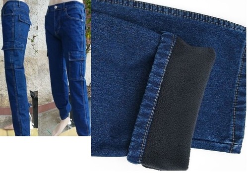 Pantalone jeans imbottito - pantalone,