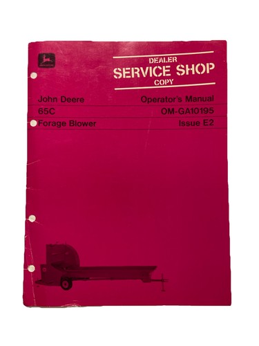 John deere 65c soffiatore - john,