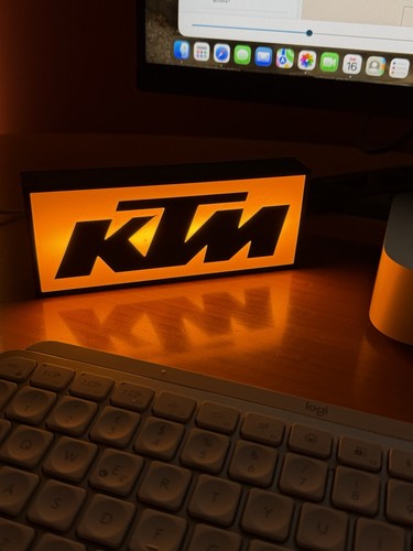 Lampada insegna ktm - lampada,