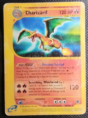 Charizard 165 reverse holo - 40/165,