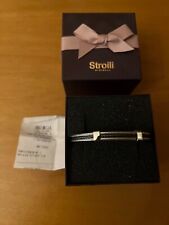 BRACCIALE UOMO STROILI ORO NUOVO MAI INDOSSATO ACCIAIO CON SCATOLA
