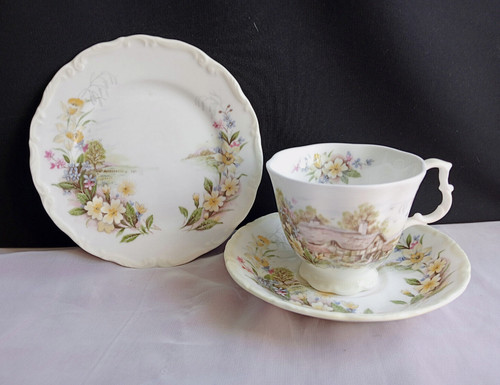 Piatto piattino tazza piedini