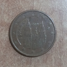 5 Euro Cent 2007 Spagna Spain Divisionale 1^ Emissione Espana 5 Centesimi Cents