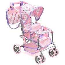 Passeggino doppio per bambole