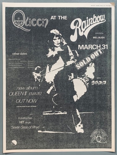 Queen 1974 poster - 1974,