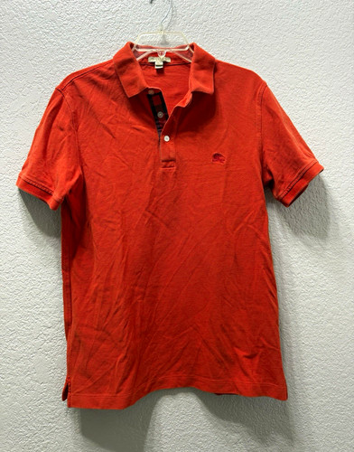 Polo uomo burberry arancione - polo,