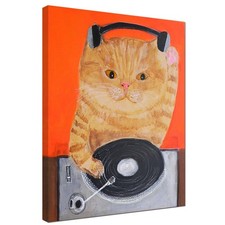 Illustrazione gatto, dipinto