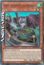 DONPA, CECCHINO PELLICCIA MERCENARIA • Super R • DASA IT014 • 1Ed • YUGIOH!