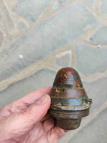 Ww1 rara punta ottone 7 - in, cm
