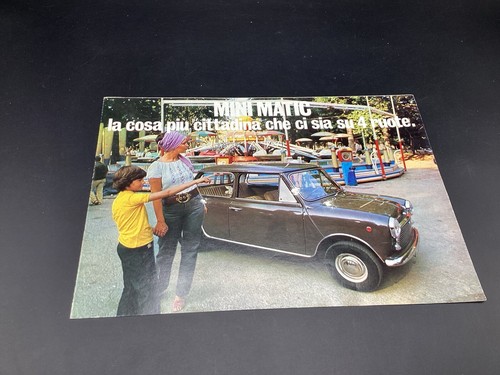 Depliant auto vintage mini - auto,