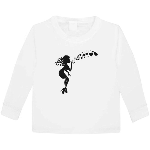 Shirt ragazza con cuori - t-shirt, cuori'