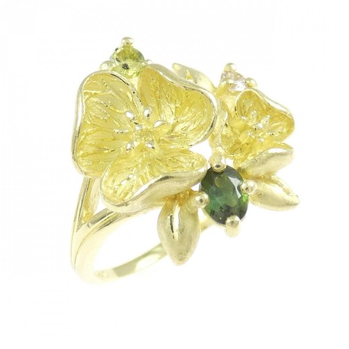 Autentico anello oro giallo - in,