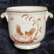 Cache-pot, vaso, della Richard Ginori con decoro Galli Rossi