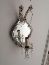 Coppia Applique Maria Teresa Con Specchio. 