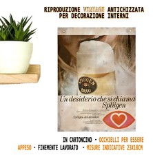 SPLUGEN BIRRA VINTAGE POSTER PUBBLICITARIO 1969 Splügen BOCCALE BIRRERIA PUB BAR