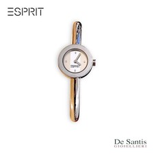 Orologio Esprit Donna Acciaio Cinturino Rigido Quadrante GrigioBianco Indici