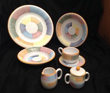 Italian Deruta Eight (8) Piece