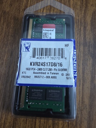 Kingston ddr4 2400 mhz - 16,