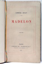 LIVRE ANCIEN EDMOND Roman de moeurs Envoi de l'auteur 1863