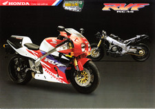 Honda RVF RC 45 depliant brochure 2 pagine 09 - 1993