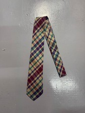 Missoni Uomo Tie – Multicolor Checked Cotton – Made in Italy – New