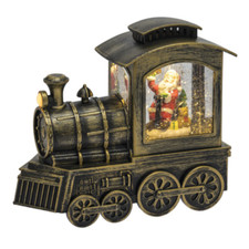 Locomotiva Trenino brunita con