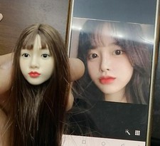 Testa Personalizzata 1/6° Maschio/Donna Capelli Intagliati Fai da Te Modello Giocattoli