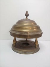 Antico braciere ottone scaldavivande