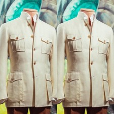 Tuta uomo avorio uomo safari