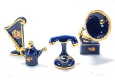 Lotto grammofono telefono oro