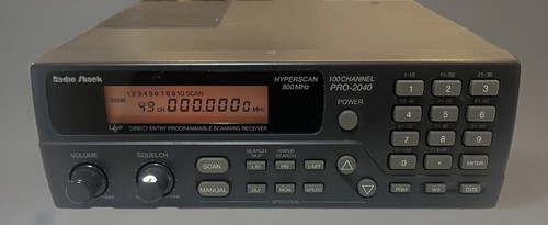 Radio shack scanner - shack, ricevitore