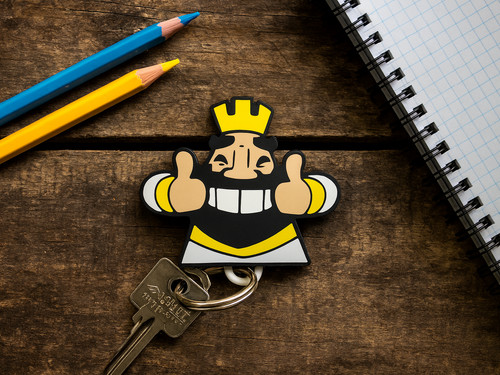 Portachiavi king clash royale - clash,