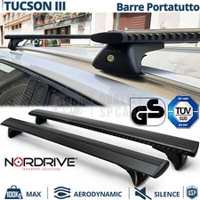 Barre Portatutto Per Hyundai Tucson 3 ORIGINALI Nordrive Nere EVOS Silenzio TÜV