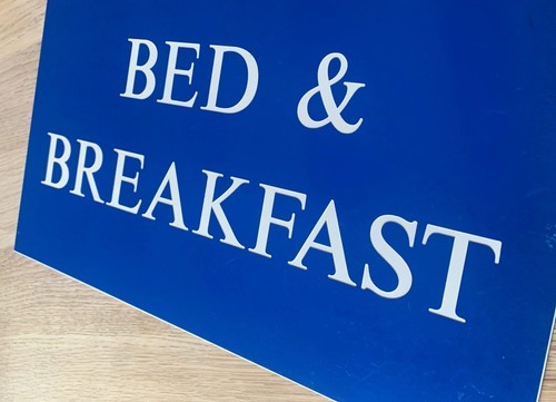 Insegna esterna letto - esterna, 16”