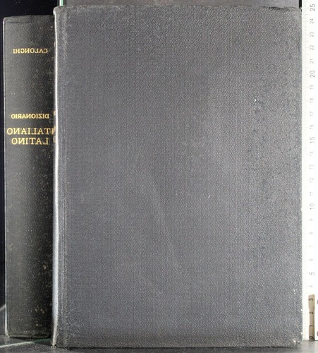 Dizionario lingua latina vol - dizionario, latina.